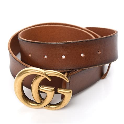 brown imitation gucci belt